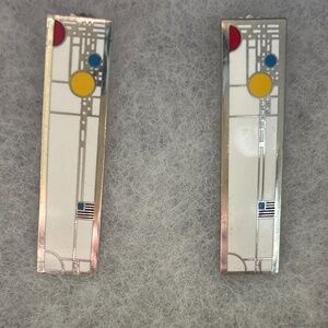 Frank Lloyd Wright design earrings